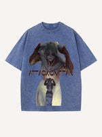 Attack on Titan Print Round Neck T-shirt