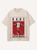 Harry Kane Print Round Neck T-shirt