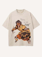 A Knight of the Seven Kingdoms Print Round Neck T-shirt