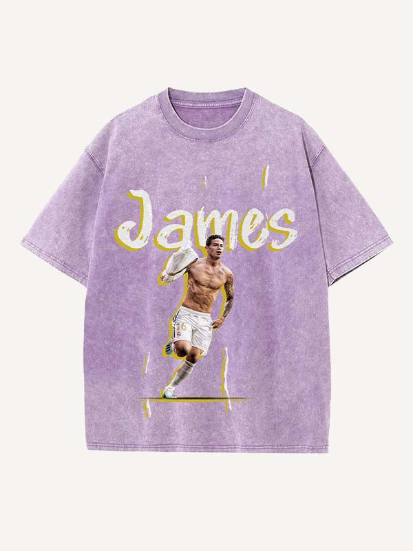 James Rodríguez Print Round Neck T-shirt