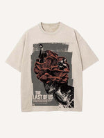 The Last of Us Print Round Neck T-shirt