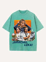 Luka Modrić Print Round Neck T-shirt