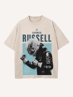 George Russell Print Round Neck T-shirt