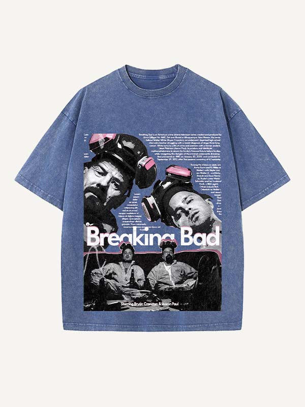 Breaking Bad Print Round Neck T-shirt