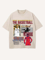 Russell Westbrook Print Round Neck T-shirt