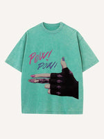 Arcane Print Round Neck T-shirt