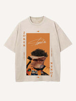 Lando Norris Print Round Neck T-shirt