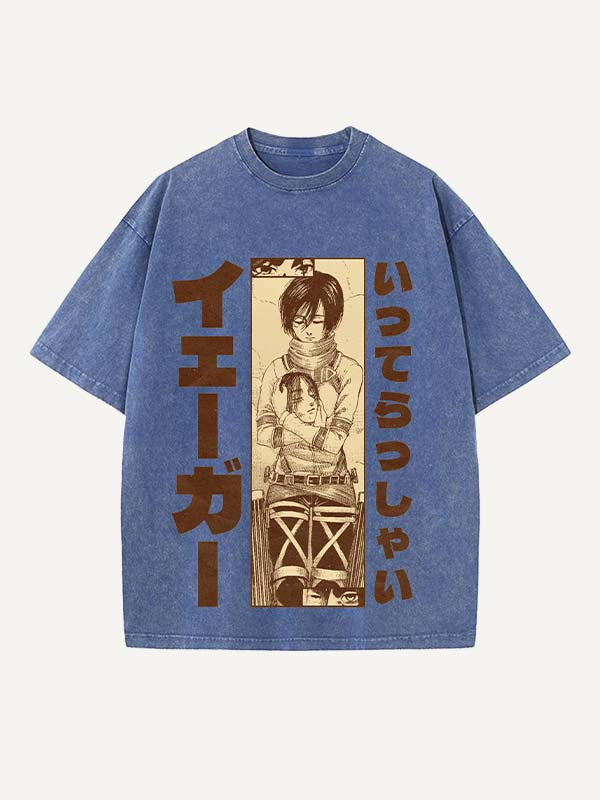 Attack on Titan Print Round Neck T-shirt