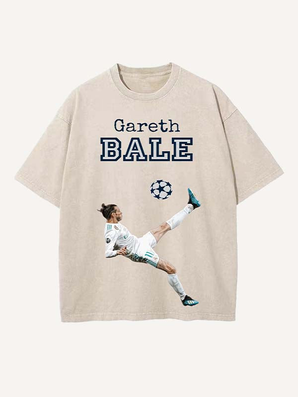 Gareth Bale Print Round Neck T-shirt
