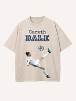 Gareth Bale Print Round Neck T-shirt