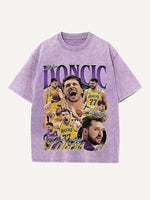 Luka Dončić Print Round Neck T-shirt