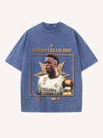 Vinícius Júnior Print Round Neck T-shirt