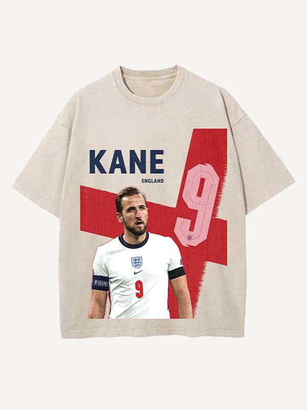 Harry Kane Print Round Neck T-shirt