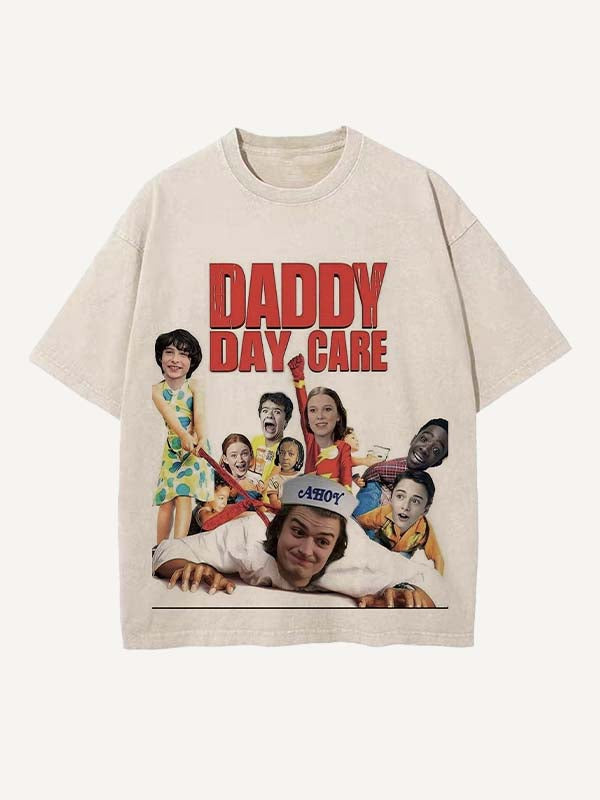 Stranger Things Print Round Neck T-shirt