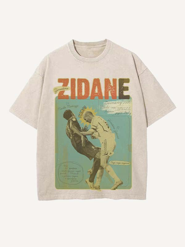 Zizou Print Round Neck T-shirt
