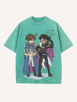Code Geass Print Round Neck T-shirt