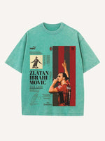 Zlatan Ibrahimović Print Round Neck T-shirt