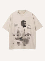 Kylian Mbappé Print Round Neck T-shirt