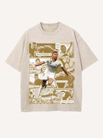 Kylian Mbappé Print Round Neck T-shirt
