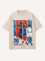 James Harden Print Round Neck T-shirt