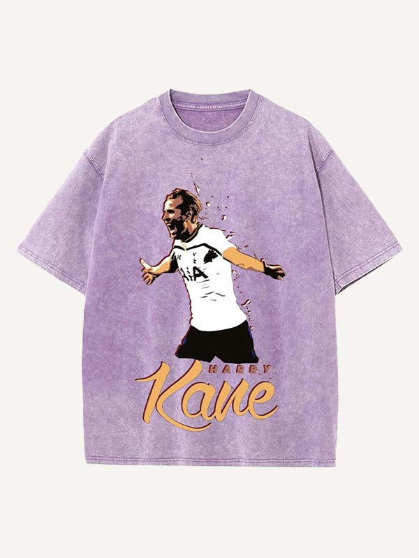 Harry Kane Print Round Neck T-shirt