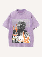 Lando Norris Print Round Neck T-shirt