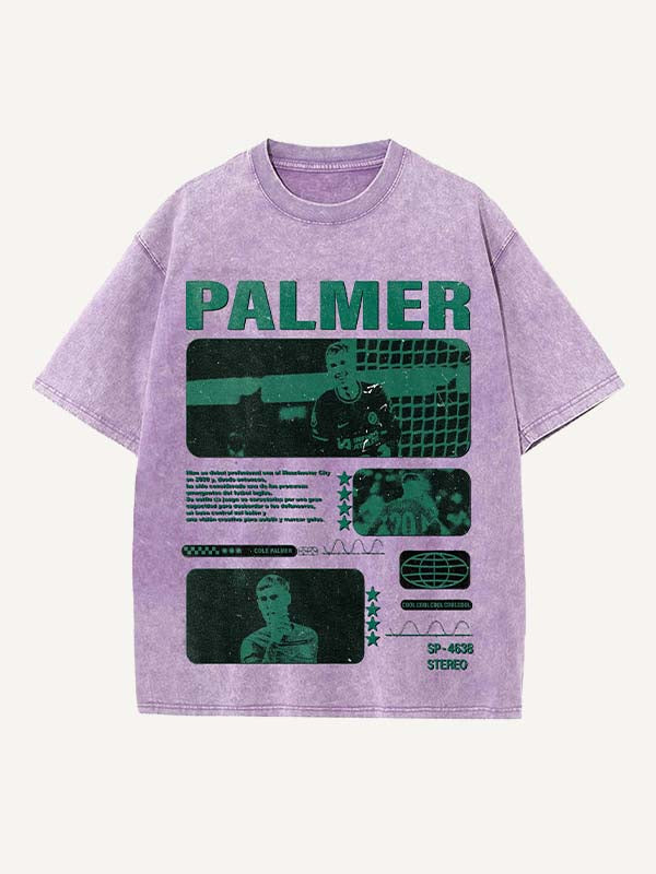 Cole Palmer Print Round Neck T-shirt