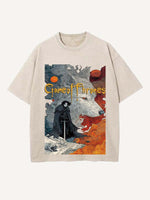 Game of Thrones Print Round Neck T-shirt