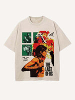 The Last of Us Print Round Neck T-shirt