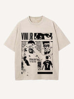 Vinícius Júnior Print Round Neck T-shirt