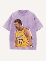 Luka Dončić Print Round Neck T-shirt