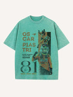 Oscar Piastri Print Round Neck T-shirt
