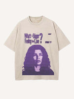 Euphoria Print Round Neck T-shirt