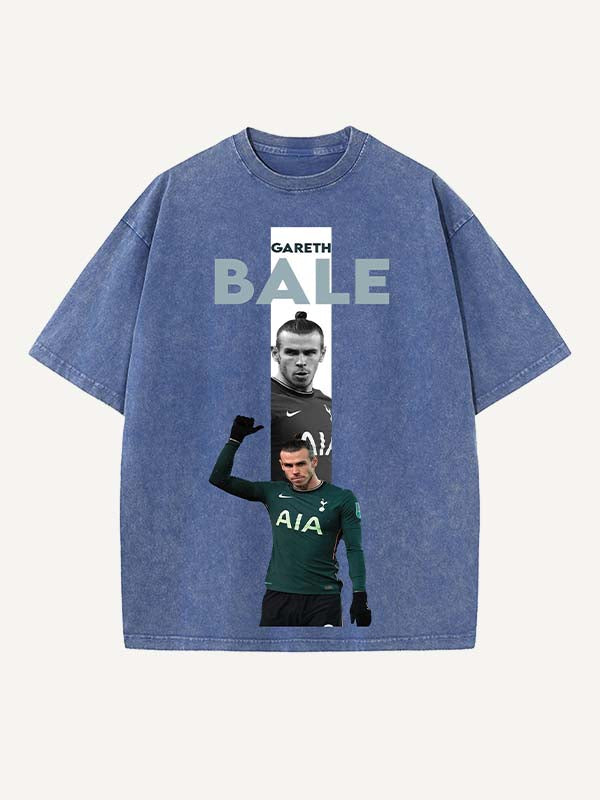 Gareth Bale Print Round Neck T-shirt