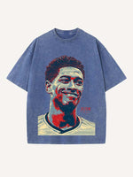 Jude Bellingham Print Round Neck T-shirt