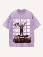 Sergio Perez Print Round Neck T-shirt