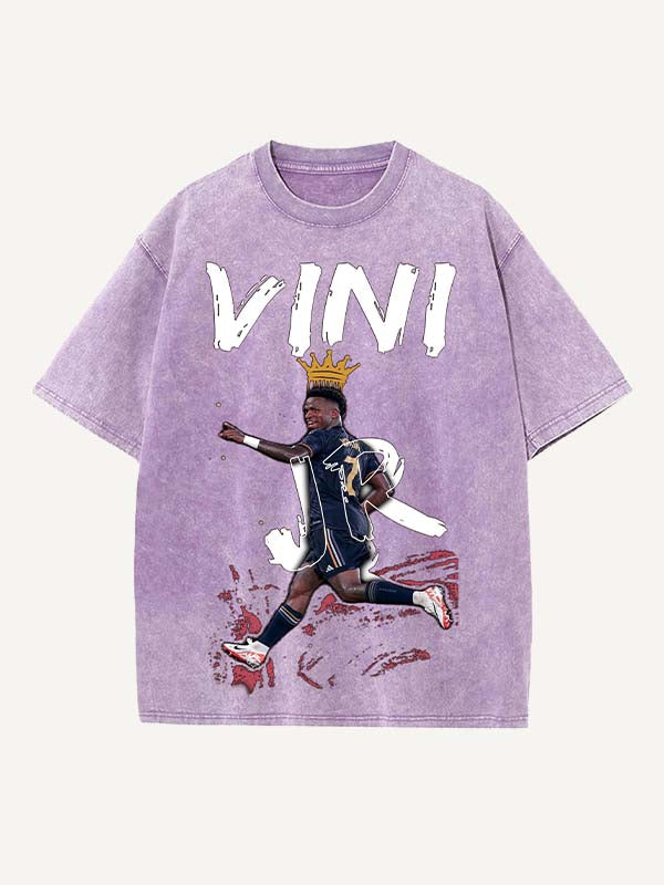 Vinícius Júnior Print Round Neck T-shirt