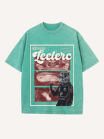 Charles Leclerc Print Round Neck T-shirt