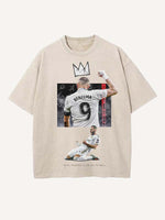 Karim Benzema Print Round Neck T-shirt