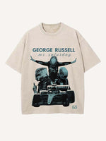 George Russell Print Round Neck T-shirt