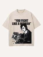 Arcane Print Round Neck T-shirt