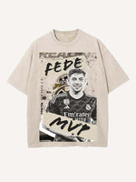 Federico Valverde Print Round Neck T-shirt