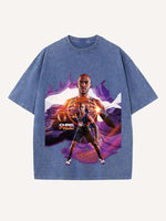 Chris Paul Print Round Neck T-shirt
