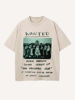 Stranger Things Print Round Neck T-shirt