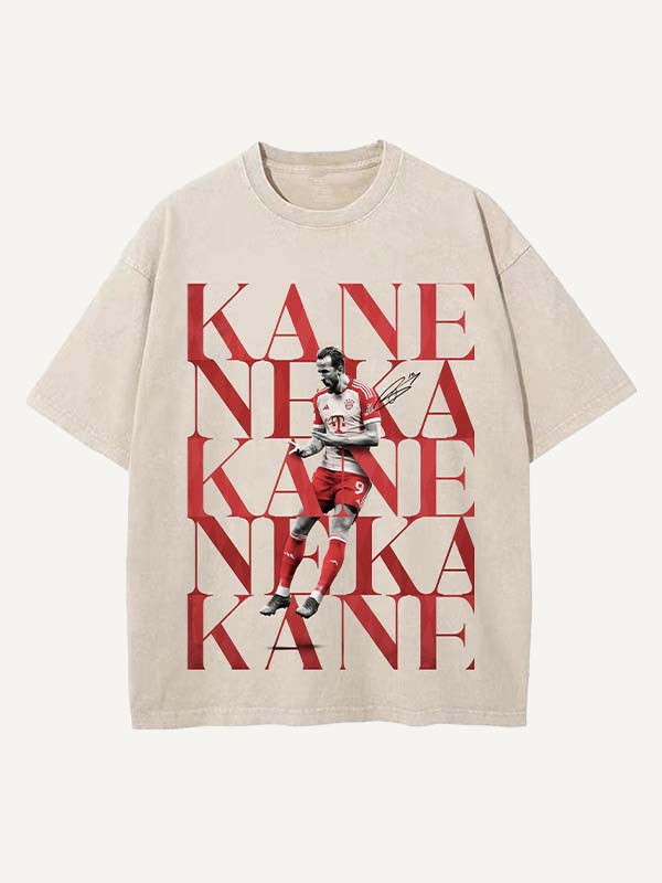Harry Kane Print Round Neck T-shirt