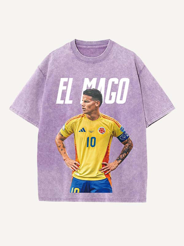 James Rodríguez Print Round Neck T-shirt