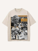 Real Madrid Print Round Neck T-shirt