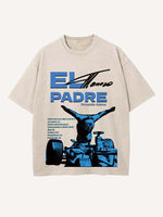 Fernando Alonso Print Round Neck T-shirt