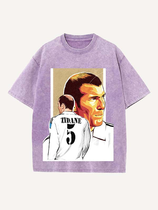 Zizou Print Round Neck T-shirt