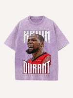 Kevin Durant Print Round Neck T-shirt